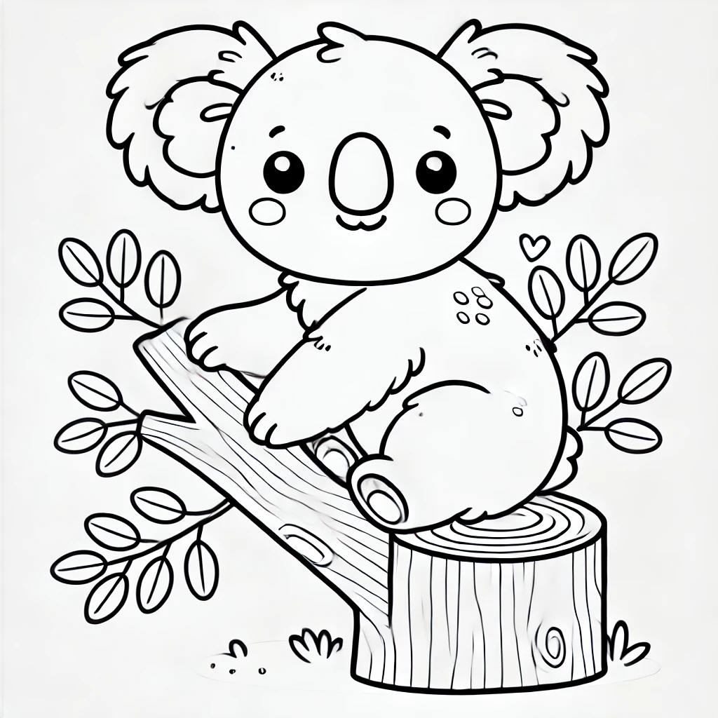 How to Draw a Cute Koala