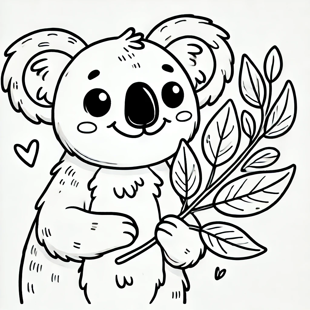 How to Draw a Cute Koala