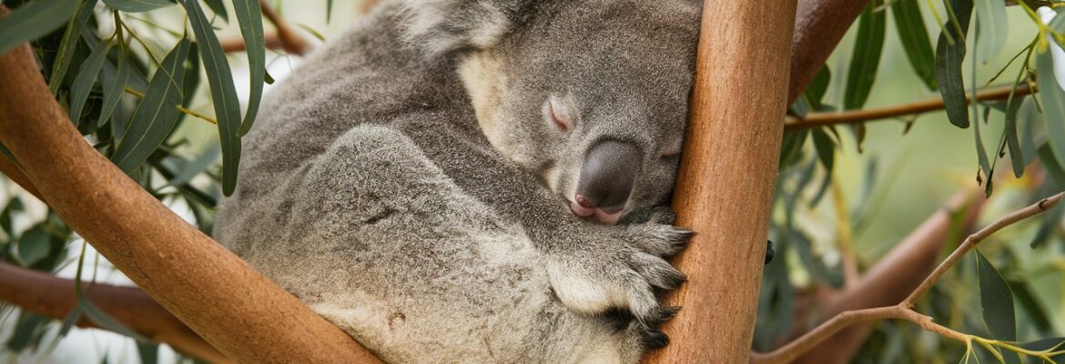 sleeping koala